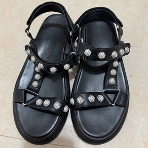 Stuart Weitzman Zoelie Crystal Ball Sandals